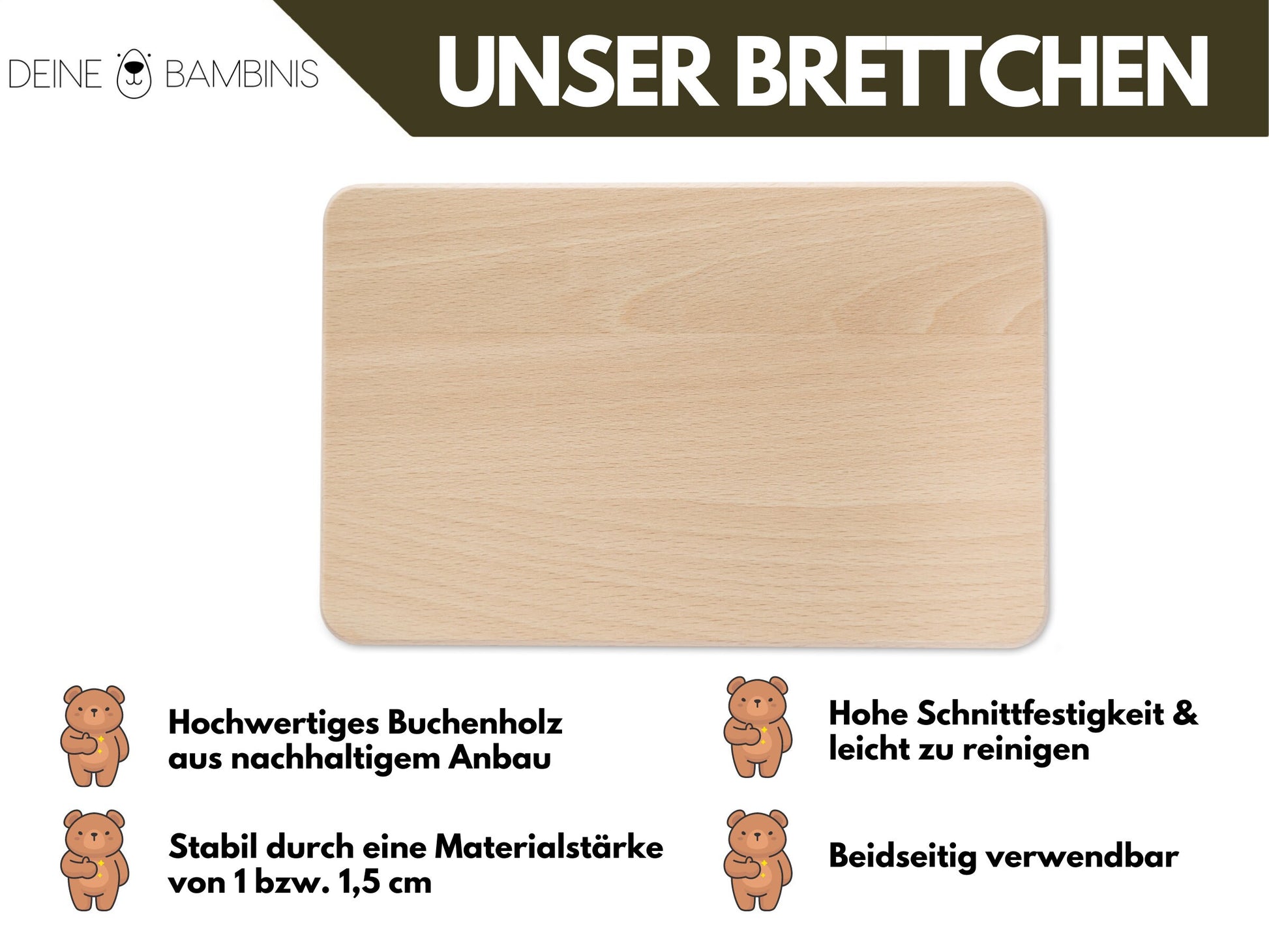 Vesperbrett Gravur, Personalisierte Geschenke, Frühstücksbrettchen Kinder, Holzbrett mit Name, Baby Geschenk personalisiert