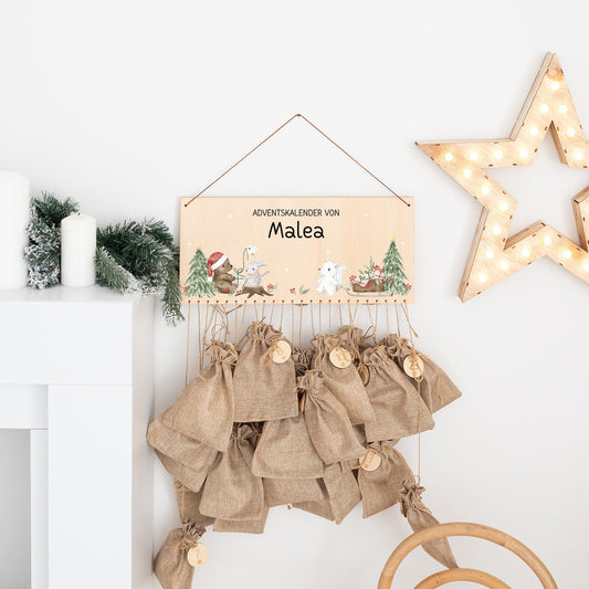 Adventskalender Babys, Adventskalender zum Befüllen, Adventskalender Kinder, Adventskalender personalisiert, Weihnachtskalender