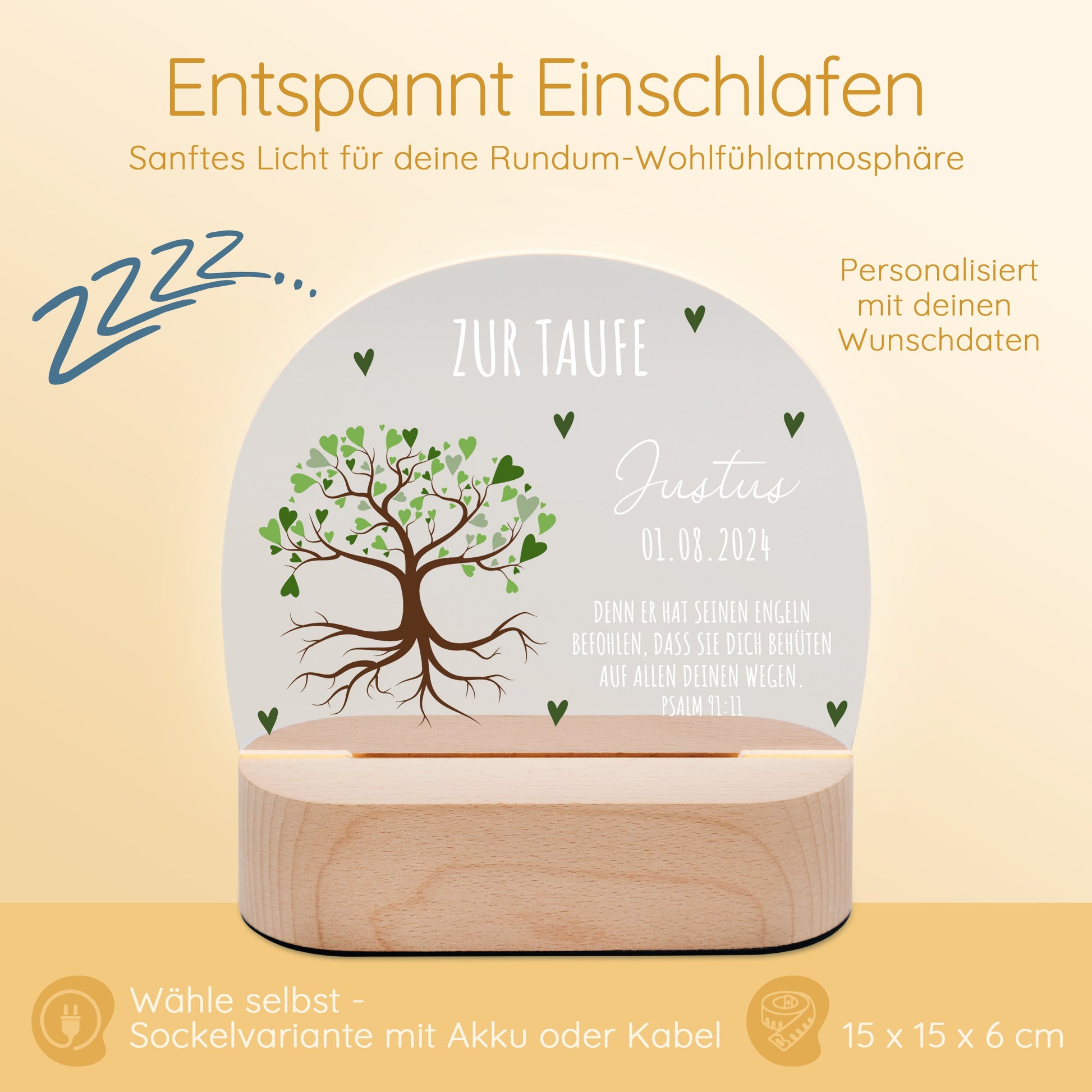 Taufgeschenk Patenkind, Lebensbaum, Nachtlicht Taufe, Taufe Geschenk Junge, Taufkind Geschenk, Nachtlicht zur Taufe, Taufe Geschenkidee