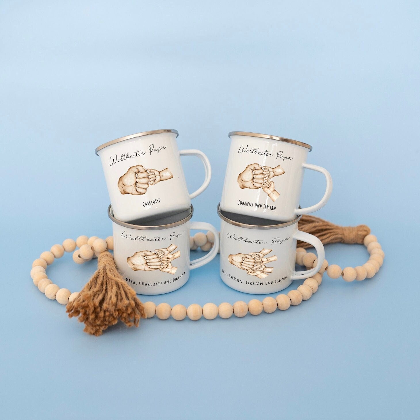 Vatertagsgeschenke, Tasse Papa, Papa Geschenk, Vater Tasse, Männergeschenke, Geschenke für Väter, Vatertag, Bester Papa, Campingtasse