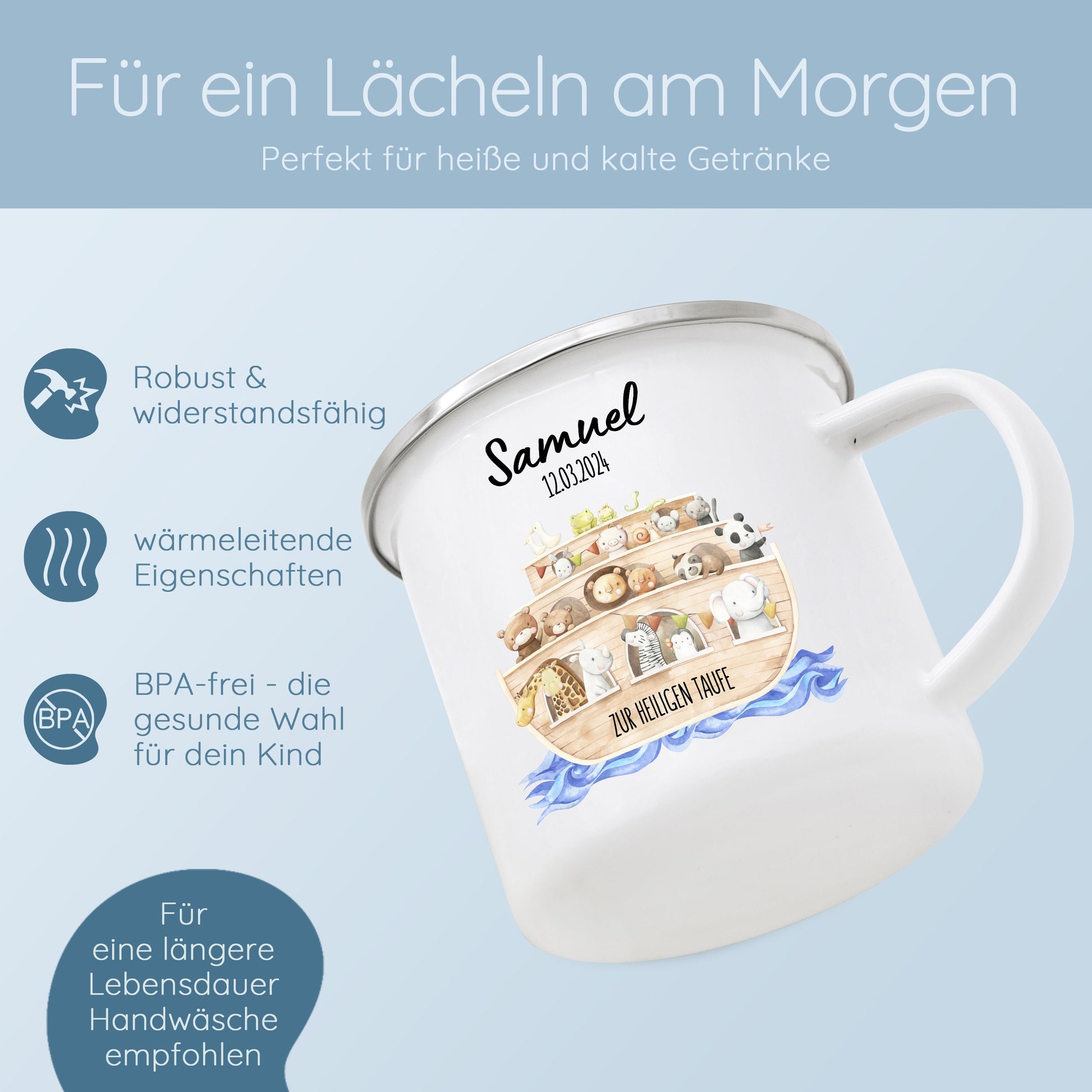 Taufe Geschenk, Tasse Taufe, Taufpate Geschenk, Taufe personalisiert, Kleine Geschenke zur Taufe, Tasse zur Taufe, Namenstasse