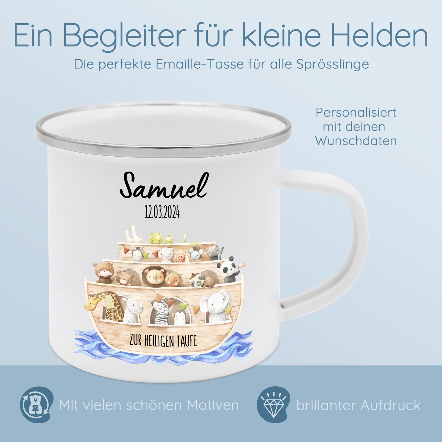 Taufe Geschenk, Tasse Taufe, Taufpate Geschenk, Taufe personalisiert, Kleine Geschenke zur Taufe, Tasse zur Taufe, Namenstasse