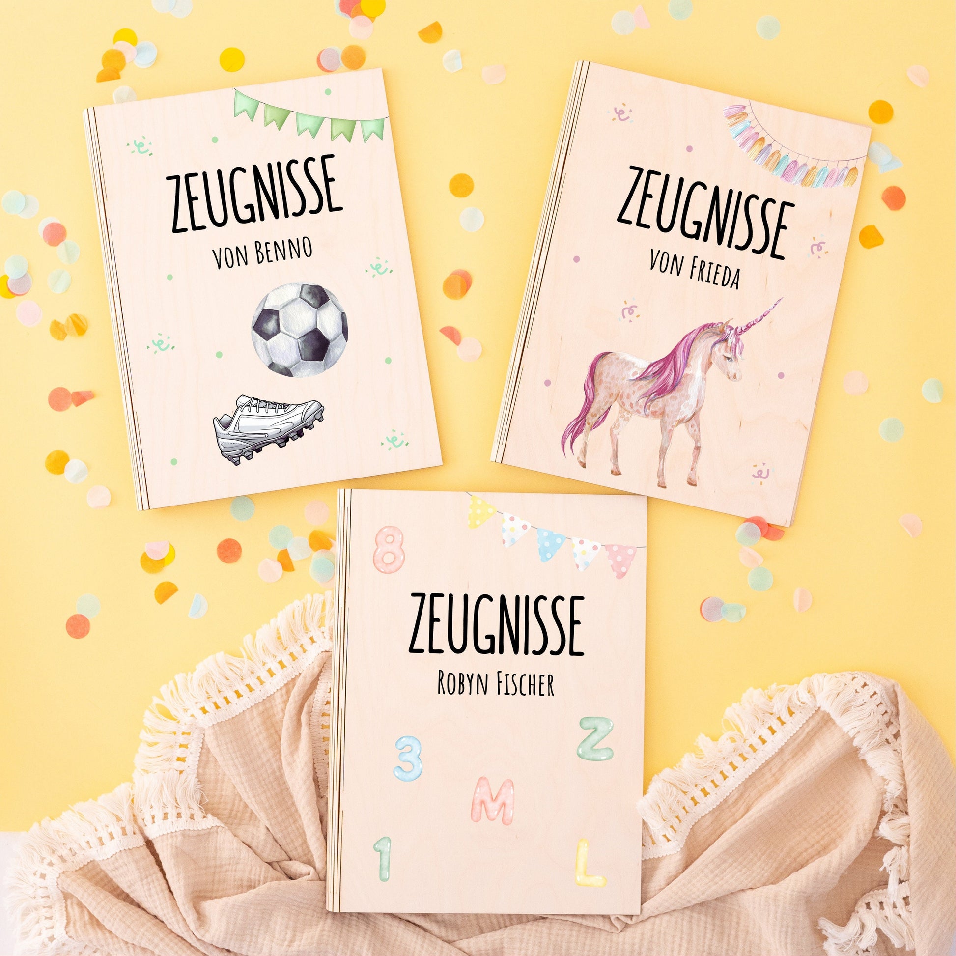 Zeugnismappe, Zeugnismappe personalisiert, Zeugnismappe Mädchen, Zeugnismappe Junge, Schulanfang Geschenk, Einschulung