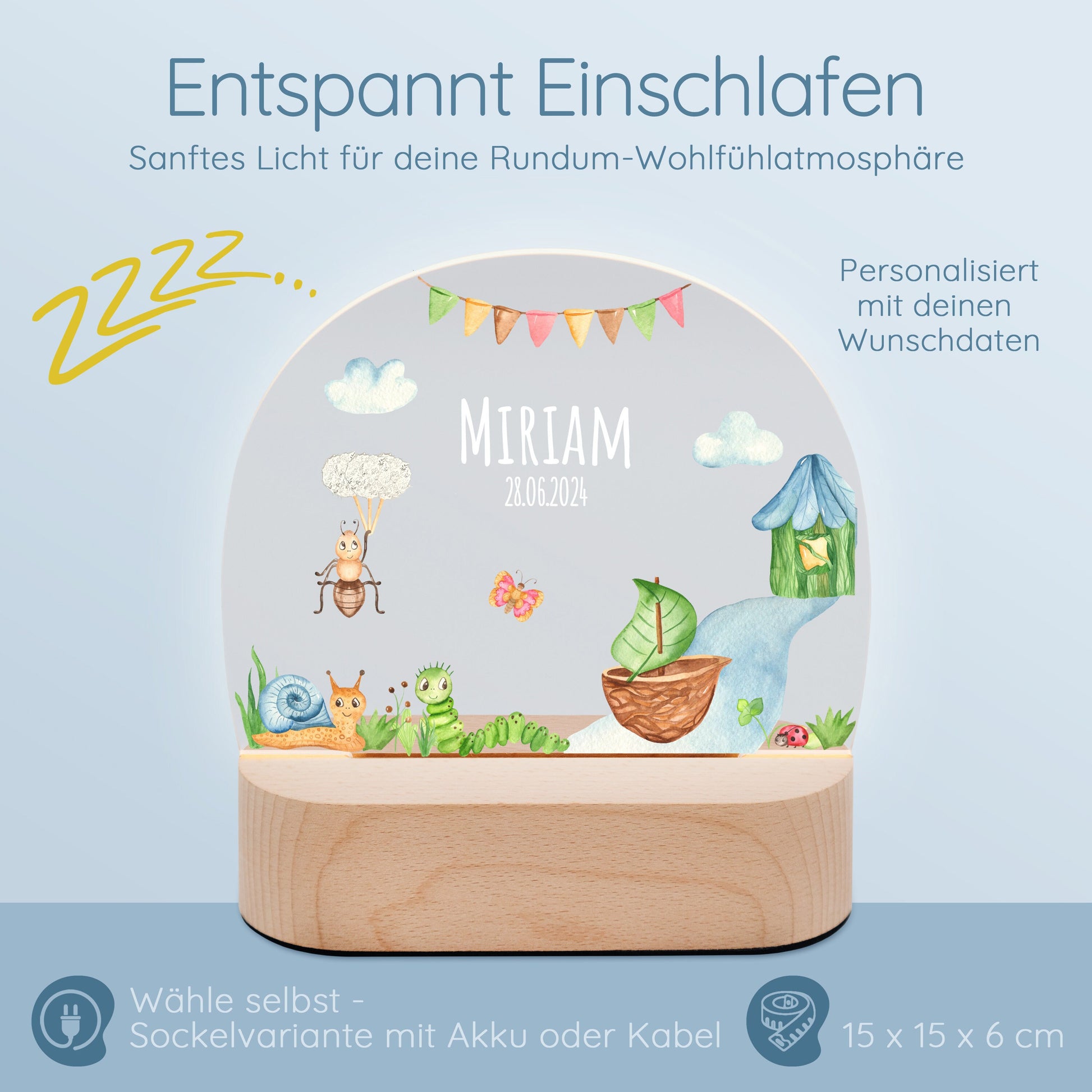 Taufe, Babygeschenke, Baby, Geburtsgeschenk, Babyzimmer, Nachtlicht, Babyparty neutral, Babyparty Sommer, Kindergeschenke