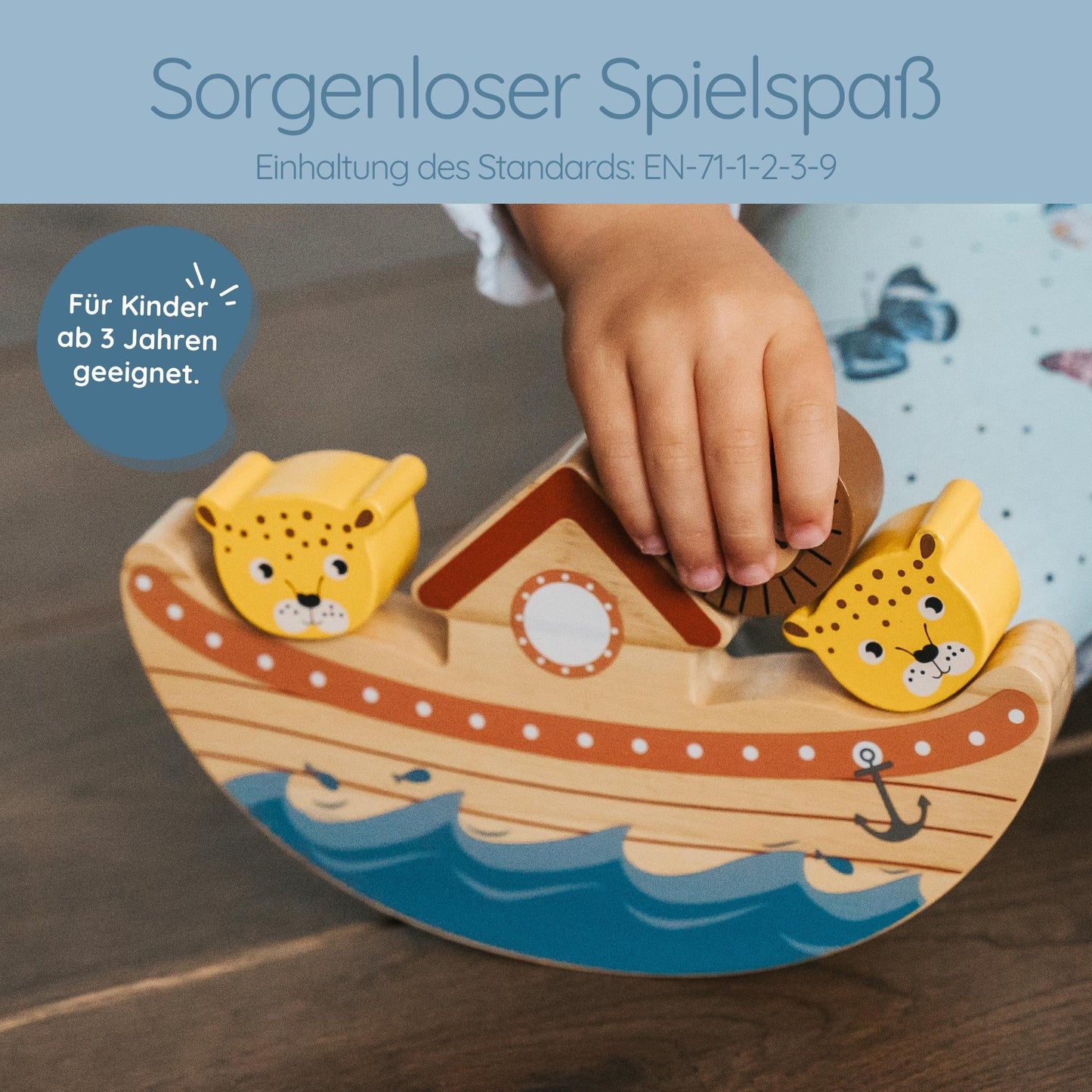 Taufgeschenke für Jungen, Taufgeschenk, Arche Noah Taufe, Taufe Geschenk, Geschenk Taufe, Motorikspielzeug, Geburt Geschenk