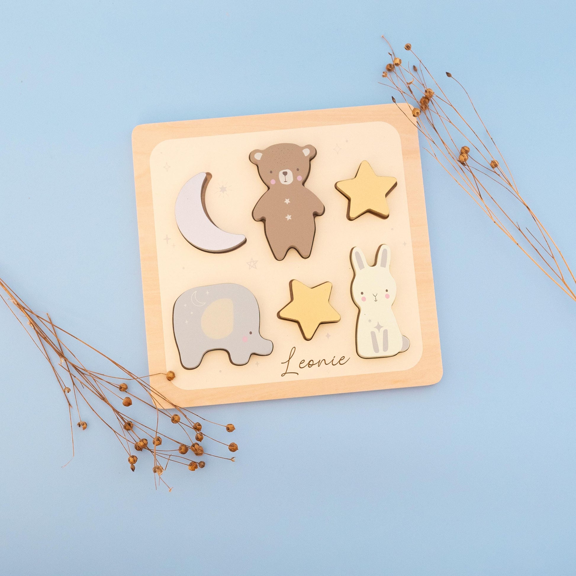 Steckspiel Holz, Steckpuzzle personalisiert, Puzzle personalisiert, Puzzle Baby, Puzzle Name, Geschenk Taufe, Holzpuzzle Kinder