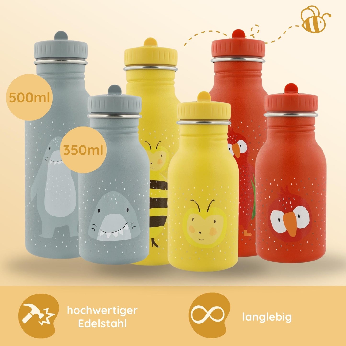 Trinkflasche Kinder, Trinkflasche, Kindertrinkflasche, Trinkflasche personalisiert, Trinkflasche Name, Trixie Trinkflasche, Wasserflasche