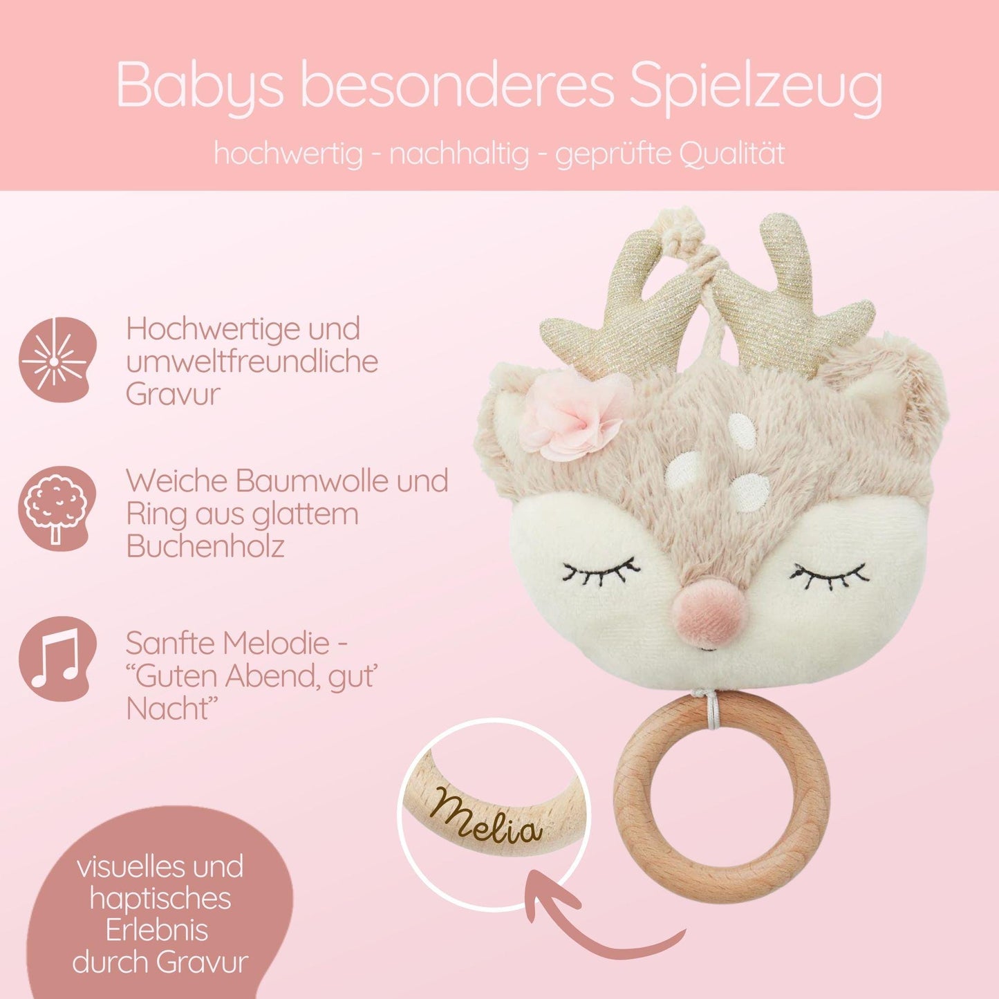 Spieluhr, Spieluhr Baby, Baby Geschenk, Spieluhr personalisiert, Geburtsgeschenk, Baby Geburt, Neugeborenen Geschenk